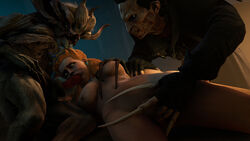 1girls 2boys 3d anna_henrietta cd_projekt_red dettlaff fingering masterkabal monster_cock nipples nude_female oral pussy the_witcher_(series) the_witcher_3:_blood_and_wine the_witcher_3:_wild_hunt vampire