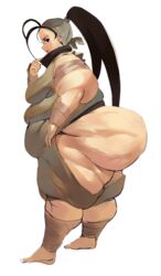 ass bamboo_ale barefoot bbw belly big_ass breasts capcom clothed female huge_ass hyper_belly ibuki_(street_fighter) looking_at_viewer obese_female overweight overweight_female side_view solo solo_female ssbbw street_fighter street_fighter_iii street_fighter_iii:_3rd_strike street_fighter_iii_(series) street_fighter_v thick_thighs