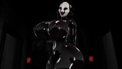 16:9 1girls 3d arms_behind_back ass belly belly_button breasts dark-skinned_female digital_media_(artwork) female five_nights_at_freddy's five_nights_at_freddy's_2 glistening glistening_body hair hair_ornament huge_ass huge_breasts legs looking_at_viewer machine machinery marionette_(fnaf) mask night nipples puppet_(fnaf) purple_eyes robot robot_girl rubber shiny_skin solo solo_female solo_focus source_filmmaker thatblackcopfromdawnofthedead thick_thighs thighs twintails