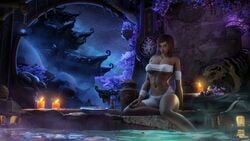 1girls abs breasts dark-skinned_female dark_skin female female female_only human legs looking_at_viewer nipples nipples_visible_through_clothing qukiki solo thighs warcraft world_of_warcraft wow