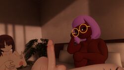 2girls large_penis mii naked_female pomni vrchat