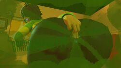2boys 3d ass big_ass big_butt brown_hair butt deltarune face_fart face_in_ass fart fart_cloud fart_fetish farting farting_in_face farting_on_face fat_ass fat_butt hair_covering_eye huge_ass huge_butt jimmyfreakjohn kris_(deltarune) male male_only micro onomatopoeia sans text thick_ass thick_butt toby_fox undertale yellow_skin