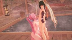 aemeath_(wuthering_waves) aether_(genshin_impact) blowjob crossover cum cum_in_mouth fellatio female genshin_impact hoyoverse koikatsu kurogames longer_than_30_seconds mihoyo oral_sex penis_in_mouth shorter_than_one_minute tagme video wuthering_waves