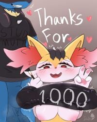braixen from nintendo by dukeofbananas