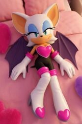 3d 3d_(artwork) ai_generated nintenart3d not_porn rouge_the_bat sega sonic_(series) sonic_the_hedgehog_(series)