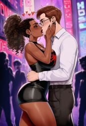 1boy 1boy1girl 1girls ai_generated big_ass big_breasts big_thighs breasts brown-skinned_female brown_body brown_skin curvaceous curvy curvy_figure dark-skinned_female dark_skin digital_media_(artwork) female hips hourglass_figure huge_ass huge_breasts huge_thighs large_ass large_breasts large_thighs legs light-skinned_male light_skin marvel marvel_comics mature mature_female mature_male miles_morales miley_morales_(tg-gelatin) rule_63 slim_waist spider-man spider-man_(series) straight tg-gelatin thick thick_hips thick_legs thick_thighs thighs thighs_bigger_than_head voluptuous waist wide_hips wide_thighs