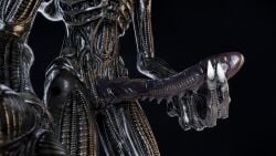 16:9 3d 3d_(artwork) alien alien_(franchise) animal_genitalia aureuswolf black_body blender_(artwork) blender_cycles_(artwork) depth_of_field digital_media_(artwork) digitigrade erection first_person_view genital_slit genitals hand_on_head hand_to_viewer hi_res holding_penis humanoid inviting inviting_to_sex inviting_viewer knot knotted_penis long_penis male male_xenomorph penis scalie solo spiked_penis spikes spikes_(anatomy) widescreen xenomorph