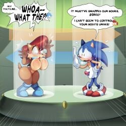 sally acorn from sega by lewdloaf