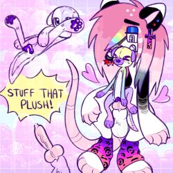 1:1 2026 alternative_fashion ambiguous_species animal_genitalia animal_penis animal_vulva anthro balls bodily_fluids canid canine canine_genitalia canine_penis canine_vulva canis claws closed_eyes clothing cross cum cumshot digital_drawing_(artwork) digital_media_(artwork) domestic_dog duo ear_piercing ear_ring ejaculation erection facial_piercing featureless_chest female from_behind_position front_view genital_fluids genitals geometric_background gradient_body grid_background hair heart_symbol hi_res knot knotted_penis leaking_cum leg_warmers legwear looking_at_viewer looking_pleasured lying male male/female mammal mostly_nude_male multicolored_body multicolored_hair nose_piercing nude nude_female on_back pattern_background pawpads penis piercing plushie plushophilia relishcatpie ring_piercing scene_(fashion) scene_haircut septum_piercing sex simple_background size_difference spread_legs spreading tail vein veiny_penis vulva