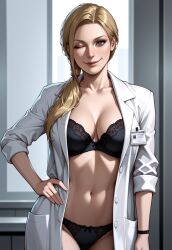 1girls ai_generated annette_birkin blonde_female blonde_hair capcom female female_only resident_evil tagme
