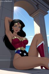 diana prince from dc comics by spicytoonai