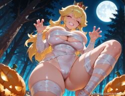 princess peach from mario (series) by kaistar
