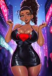 1girls ai_generated big_ass big_breasts big_thighs breasts brown-skinned_female brown_body brown_skin curvaceous curvy curvy_figure dark-skinned_female dark_skin digital_media_(artwork) female hips hourglass_figure huge_ass huge_breasts huge_thighs large_ass large_breasts large_thighs legs male marvel marvel_comics mature mature_female miles_morales miley_morales_(tg-gelatin) rule_63 slim_waist spider-man_(series) tg-gelatin thick thick_hips thick_legs thick_thighs thighs thighs_bigger_than_head voluptuous waist wide_hips wide_thighs
