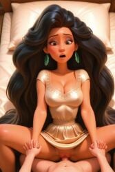 1boy 1girls ai_generated animated black_hair clothed clothed_sex grabbing_hair guacamelee hair_fetish hair_grab holding_hair latina latina_milf long_hair mating_press mexican mexican_female milf missionary missionary_position missionary_sex on_bed pixar_style pov tagme thick_hair very_long_hair video wavy_hair x'tabay xtabay