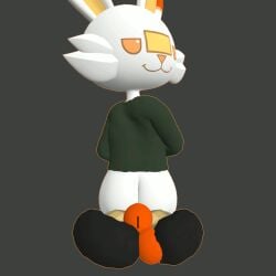 1:1 3d_(artwork) animated anthro autofootjob big_penis bodily_fluids clothing colonthreeguy colt_(colonthreeguy) digital_media_(artwork) feet foot_fetish foot_play footwear generation_8_pokemon genitals hot_dogging male masturbation nintendo no_penetration nude paws penis pokemon pokemon_(species) scorbunny sex smug socks solo sweat sweatshirt sweaty_clothing sweaty_footwear sweaty_socks