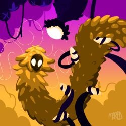 1:1 animal_genitalia animal_penis anthro big_penis bioluminescence bulb consentacles duo feathers genitals glowing hi_res interspecies looking_at_another male mister_redintong multi_genitalia multi_penis penis rain_world rot_(rain_world) serpentine sex tapering_tentacles tentacle tentacle_masturbation tentacle_sex tentaclejob tentacles_around_penis the_prince_(rain_world) unusual_anatomy videocult void_weaver_(rain_world) weaver_(rain_world)