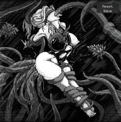 delusria game_cg multiple_penetration swimsuit tentacle tentacle_sex underwater