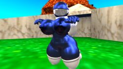 1girls 3d 3d_(artwork) anklet anthro big_breasts big_thighs bracelet breasts chain_chomp chompette collar curvy doggy female female_only humanoid mario_(series) nintendo nipples outdoors pussy sharp_teeth solo spiked_anklet spiked_bracelet spiked_collar stockings thhypercombine12 thick thick_hips thick_thighs thighs wide_hips