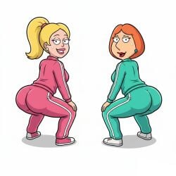2girls ai_generated american_dad big_ass big_breasts big_thighs breasts crossover curvaceous curvy curvy_figure digital_media_(artwork) ero-sennin family_guy female francine_smith hips hourglass_figure huge_ass huge_breasts huge_thighs large_ass large_breasts large_thighs legs light-skinned_female light_skin lois_griffin mature mature_female slim_waist thick thick_hips thick_legs thick_thighs thighs voluptuous waist wide_hips wide_thighs