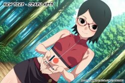sarada uchiha from boruto: naruto next generations by taozaru