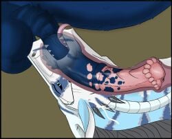 69_position aerusan animal_genitalia animal_penis anus anus_on_face balls balls_on_face belly bodily_fluids deep_throat dessert doughnut dragon draquine_penis duo ejaculation equine_genitalia equine_penis feathers fellatio feral food genital_fluids genitals hands-free hi_res hug knot knotting lying male male/male mazureth mazureth_(character) messy musk mythological_creature mythological_scalie mythology on_back oral oral_knotting oral_penetration pastry paws penetration penile penis pheromones precum prehensile_penis puffy_anus saybin_iacere scalie sex sniffing snout_deep spread_legs spreading taper tapering_penis