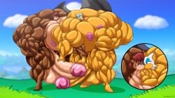 2019 2futas abs anthro anthro_on_anthro atariboy bat bat_wings biceps big_balls big_biceps big_breasts big_muscles big_nipples big_penis big_thighs big_trapezius blue_eyes breasts brown_fur chipmunk futa_only futanari grabbing_penis green_eyes hyper_muscles kissing lesbian lesbian_kiss light-skinned_futa light_skin muscles muscular muscular_anthro muscular_arms muscular_futa muscular_legs muscular_thighs nipples nude nude_futa rouge_the_bat sally_acorn sega sonic_(series) sonic_the_hedgehog_(series) tagme thick_thighs touching_penis trapezius white_fur
