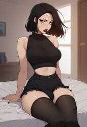 1futa 1futanari ai_generated ass big_ass big_breasts big_butt big_hips big_penis black_eyeshadow black_hair black_lip black_lips black_lipstick black_makeup blue_eyes breasts cleavage dick dickgirl eyebrows eyelashes futa_only futanari goth goth_futa goth_girl goth_makeup gothic gothic_girl gothified grin grinning grinning_at_viewer hair hands-free huge_cock indoors lips long_hair looking_at_viewer makeup medium_breasts medium_hair narrow_waist narrowed_eyes nose penis secret_class seducing seductive seductive_eyes seductive_gaze seductive_look seductive_mouth seductive_pose seductive_smile smile smile_at_viewer smiley_face smooth_balls smooth_penis smooth_skin solo solo_dickgirl solo_focus solo_futa solo_futanari sua_(secret_class) testicles velonix webtoon