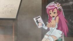 archer_(series) edit krieger's_virtual_girlfriend mitsuko_miyazumi nipples pink_hair u4oedit