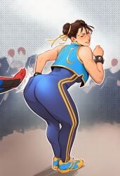 1boy 1boy1girl 1girls ai_generated ass ass_focus ass_slap big_ass big_breasts big_thighs breasts bubble_ass bubble_butt bust busty capcom chest chun-li crossover curvaceous curvy curvy_figure digital_media_(artwork) eastern_and_western_character female hips hourglass_figure huge_ass huge_breasts huge_thighs large_ass large_breasts large_thighs light-skinned_female light-skinned_male light_skin male male/female marvel marvel_comics marvel_vs._capcom mature mature_female peter_parker phophopho slap slapping_ass slapping_butt slim_waist spider-man spider-man_(series) straight street_fighter thick thick_hips thick_legs thick_thighs thighs voluptuous voluptuous_female waist wide_hips