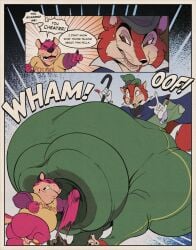 "honest"_john_foulfellow 2026 anthro artist_collaboration ass ballbusting balls barefoot belly big_balls big_belly big_bulge big_butt bottomless bottomless_anthro bottomless_male bottomwear bulge cane canid canine closed_eyes clothed clothing cock_and_ball_torture comic comic_panel dialogue disney disney's_pinocchio duo english_text fangs feet fist footwear fox fur genital_torture genitals gesture gloves half-closed_eyes hand_gesture handwear hat headgear headwear hi_res holding_cane holding_object huge_balls hyena hyper hyper_balls hyper_genitalia jacket jeffrey_taggart male mammal narrowed_eyes open_mouth pants pinocchio pointing punch reagan700 shirt shoes size_difference sound_effects sparkles sparkling_eyes speech_bubble t-shirt tail teeth text thewilldpink tongue top_hat topwear whiskers