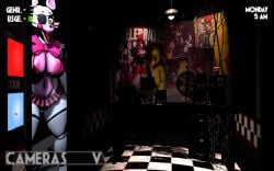 3d five_nights_at_freddy's fnaf1_location funtime_foxy_(fnaf) gameplay_screenshot lefty's_(ziilp) mangle_(fnaf) screencap solo ziilp