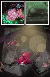 1girls 3boys after_orgasm annoyed anthro artificer_(rain_world) black_body black_fur blue_eyes bodily_fluids boom burn_scar burned comic corpse cum cum_in_pussy cum_inside death explosion female fur genital_fluids hi_res inflation interspecies male male/female male_death orgasm rain_world red_body red_fur ruins scar scavenger_(rain_world) slugcat soft_gore solo squidcada_(rain_world) videocult white_body white_eyes white_fur x_eyes