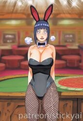 1girls ai_generated anime blue_hair boruto breasts byakugan eyes female female_only fit hair hyuuga_hinata naruto naruto_(series) naruto_shippuden nsfw stickyai