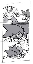 1boy 1girls age_difference anal andy_(invincible_fight_girl) big_ass big_butt big_penis cartoon_network comic crossover dark-skinned_female defeated_heroine dominant_male dominant_male_submissive_female gloves heroine heroine_in_trouble heroine_sub instant_loss instant_loss_2koma invincible_fight_girl jaguar_mask jaguar_print king_(tekken) leotard long_hair male/female meme muscular_male older_male_and_younger_female ponytail size_difference submissive_female tekken text vaginal_penetration vaginal_sex wrestling wrestling_outfit