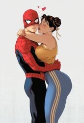 1boy 1boy1girl 1girls ai_generated big_ass big_breasts big_thighs breasts bubble_ass bubble_butt capcom chest chun-li crossover curvaceous curvy curvy_figure digital_media_(artwork) eastern_and_western_character female hips hourglass_figure huge_ass huge_breasts huge_thighs large_ass large_breasts large_thighs light-skinned_female light-skinned_male light_skin male male/female marvel marvel_comics marvel_vs._capcom mature mature_female peter_parker phophopho round_ass slim_waist spider-man spider-man_(series) straight street_fighter thick thick_hips thick_legs thick_thighs thighs voluptuous voluptuous_female waist wide_hips