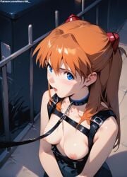 1girls 2d ai_generated areolae armpit asuka_langley_sohryu bare_arms big_breasts blue_eyes bondage bondage_outfit breasts chest choker curvy curvy_figure cute cute_face detailed exposed_breasts eyelashes eyeshadow female female_only fit fit_female focus hair harness high_quality large_breasts leash legs light-skinned_female light_skin lips lipstick long_hair looking_at_viewer makeup mascara neon_genesis_evangelion nero100 nipples on_leash orange_hair pale-skinned_female pale_skin perky_breasts pet_play petite petite_body petite_female posing restrained seductive seductive_look skinny skinny_girl stable_diffusion tagme teenager thighs thin_waist tied_up twintails young_female