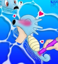 2025 affectionate aroused being_watched blush caressing caressing_face clitoral clitoris digital_drawing_(artwork) digital_media_(artwork) dildo female feral fish generation_1_pokemon genitals group heart_symbol hi_res horsea looking_at_another love marine masturbation nintendo pokemon pokemon_(species) pool pricklypastor_(artist) seahorse sex_toy signature syngnathid syngnathiform vaginal_masturbation vaginal_penetration vibrator vulva water water_ripple