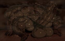 balls bodybuilder hyper hyper_balls hyper_cock hyper_genitalia hyper_muscles hyper_penis hyper_testicles male male_only masturbation muscles muscular muscular_arms muscular_male muscular_thighs penis remert sweating sweating_profusely testicles