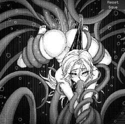 delusria game_cg multiple_penetration swimsuit tentacle tentacle_sex underwater