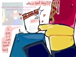 2boys 4zzvi0 balls blocky_body blowjob blush cock crown cum cum_trail dick dignity_(roblox) fake_collab gay gay_blowjob gay_male good_boy hacker heart hearts_around_head male/male male_only oral pants_down peak penis picture reference_image roblox roblox_admins roblox_avatar robloxian scripter self_upload side_view sucking_dick sucking_penis tagme tongue