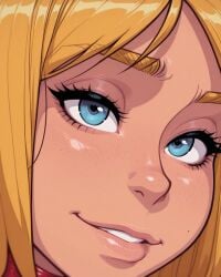 1girls ai ai_art ai_generated big_ass big_boobies big_breasts big_butt blonde-haired_female blonde_female blonde_hair blue_eyes clover_(totally_spies) kinia short_hair tagme totally_spies
