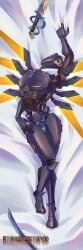 dakimakura dakimakura_design loveedgylords lying_on_back robot signature_artist_name sword ultrakill v1_(ultrakill)
