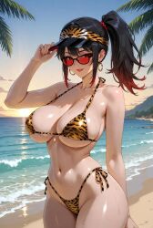 ai_assisted ai_generated beach bikini huge_ass huge_breasts micro_bikini sara_tigress t_survivor true_survivor_95745