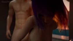 1boy 1girls 2026 3d 3d_animation 3d_model andavaverse animated artist_name bent_over different_angle female from_behind from_behind_position hellingart light-skinned_female light-skinned_male light_skin male moaning original_character pelo phone phone_ringing sex shoes shoes_only standing standing_sex tagme vagina vaginal_penetration vaginal_sex video violet_hair watermark