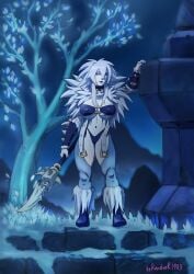 1female 1girls 2023 abs armwear armwear_only artist_name artist_signature belly belly_button big_boobies big_breasts big_titties blue_eyes blue_eyes_female blue_lips blue_lipstick choker choker_only cleavage crossover dc dc_comics digital_art digital_drawing_(artwork) digital_media digital_media_(artwork) digital_painting_(artwork) fanart female female_focus female_only female_solo fit fit_female fur fur_collar gray_hair gray_hair_female hair_between_eyes hair_on_breasts heavy_metal holding_object holding_spear holding_weapon hourglass_figure hourglass_figured_female killer_frost looking_aside louise_lincoln navel nipple_bulge nipples outdoors outside pale-skinned_female pale_skin pale_skinned_female revolver1983 round_boobies round_boobs round_breasts round_tits round_titties skimpy skimpy_bikini skimpy_clothes skimpy_outfit snow solo solo_female solo_focus spear thick thick_body thick_boobies thick_boobs thick_breasts thick_female thick_hips thick_legs thick_lips thick_thighs tree vmv-voyager1997 watermark