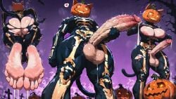 ai_generated animated cum feet fortnite futanari futasoles spice_(fortnite) tagme video