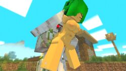 1girls 3d 3d_(artwork) 3d_animation 3d_model after_sex after_vaginal animated big_breasts bouncing_breasts cum cum_in_pussy cum_inside cum_leaking cum_leaking_out_of_pussy cumflated cumflated_belly cumflation cumshot deep_penetration female female_penetrated golem green-haired_female green_hair huge_balls huge_cock iron_golem_(minecraft) longer_than_30_seconds lou_(pearickmc) minecraft moaning nipples nude nude_female outdoor_nudity outdoor_sex outdoors pearickmc penis penis_in_pussy pussy reverse_suspended_congress sex short_playtime shorter_than_one_minute sound stomach_bulge tagme thrusting thrusting_into_pussy vaginal_penetration video