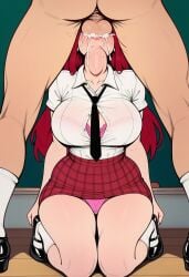 ai_generated brat cum deepthroat katarina_du_couteau league_of_legends oral oral_rape rape school_uniform slutty throat_bulge