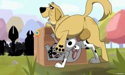 101_dalmatian_street 101_dalmatians age_difference anal anal_sex anatomically_correct anatomically_correct_genitalia anatomically_correct_penis animal_genitalia animal_penis anus balls bird_dog black_body black_fur black_nose black_spots bodily_fluids canid canine canine_genitalia canine_penis canis chew_toy cum cum_in_ass cum_inside cum_on_body dachshund dalmatian disney domestic_dog dylan_(101_dalmatians) elderly_male exposed feral fergus_(101_dalmatians) floppy_ears fox foxretro fur genital_fluids genitals godfrey_(101_dalmatians) golden_retriever group hansel_(101_dalmatians) heterochromatic_ears hi_res hunting_dog husky male male/male mammal mature_male nordic_sled_dog nude outside_sex penetration penis red_fox retriever sex spencer_(101_dalmatians) spitz spots tan_body tan_fur true_fox white_body white_fur white_spots