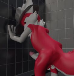 3d animated anthro bathroom blender_(software) canid canine canis clothing domestic_dog erection genitals hat hat_only headgear headgear_only headwear headwear_only henrycharizardboi humanoid_genitalia humanoid_penis loop male mammal masturbation mostly_nude penis rambutan_(rambutandadurgen) short_playtime